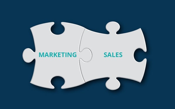 marketing and sales puzzle pieces