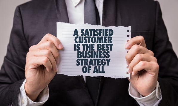 customer satisfaction sign
