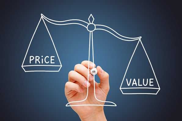 weighing value and costs or price