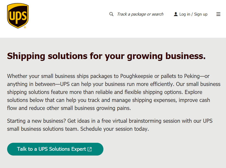 ups-value-selling-example