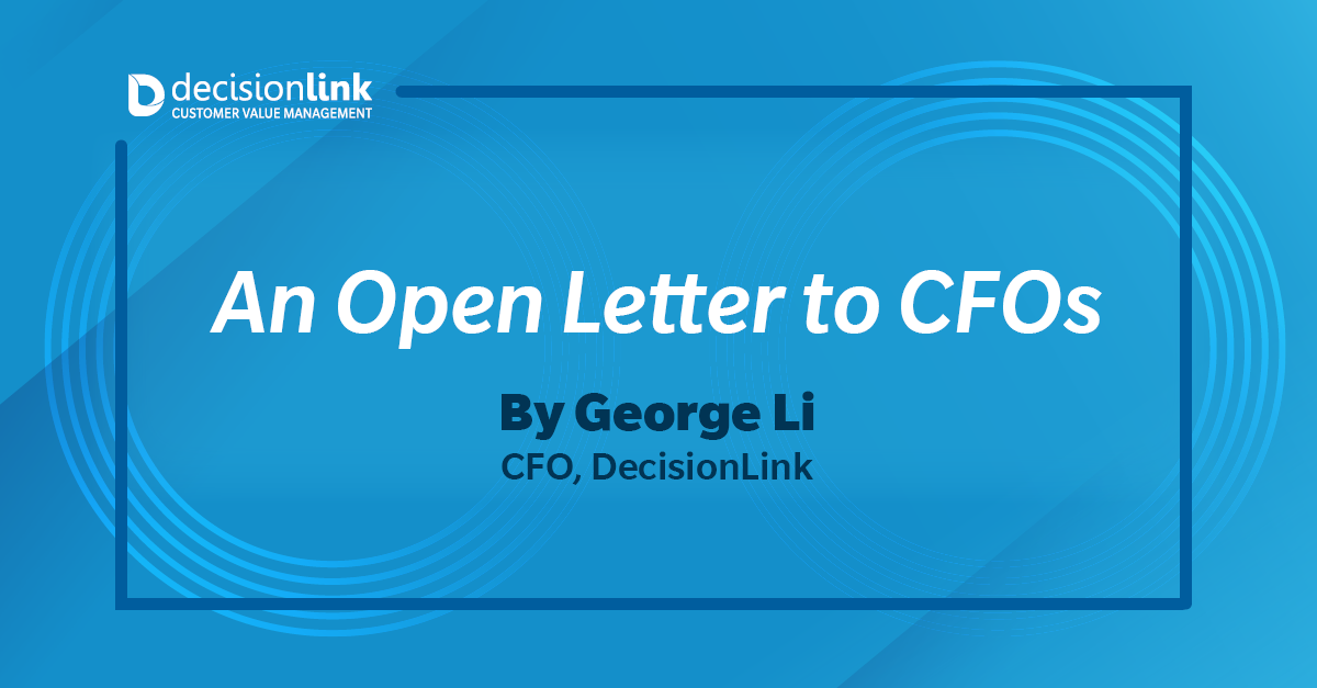 An Open Letter to CFOs